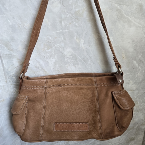 Fossil Handbags - Vintage Fossil Brown Leather Shoulder Bag